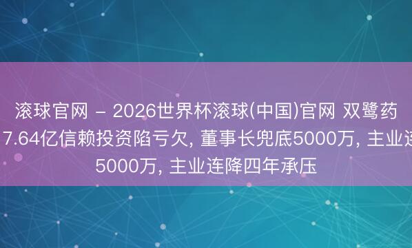 滾球官網 - 2026世界杯滾球(中國)官網 雙鷺藥業痛快風云: 7.64億信賴投資陷虧欠， 董事長兜底5000萬， 主業連降四年承壓
